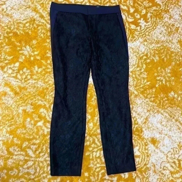 Club Monaco Gabriella lace black pants 2 NWT - Picture 1 of 5